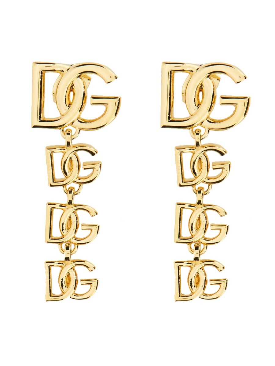 Dolce & Gabbana DG LOGO LONG EARRINGS