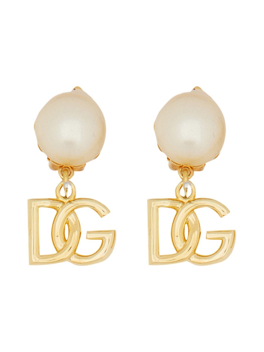 Dolce & Gabbana "DG NEWTON" DANGLE EARRINGS