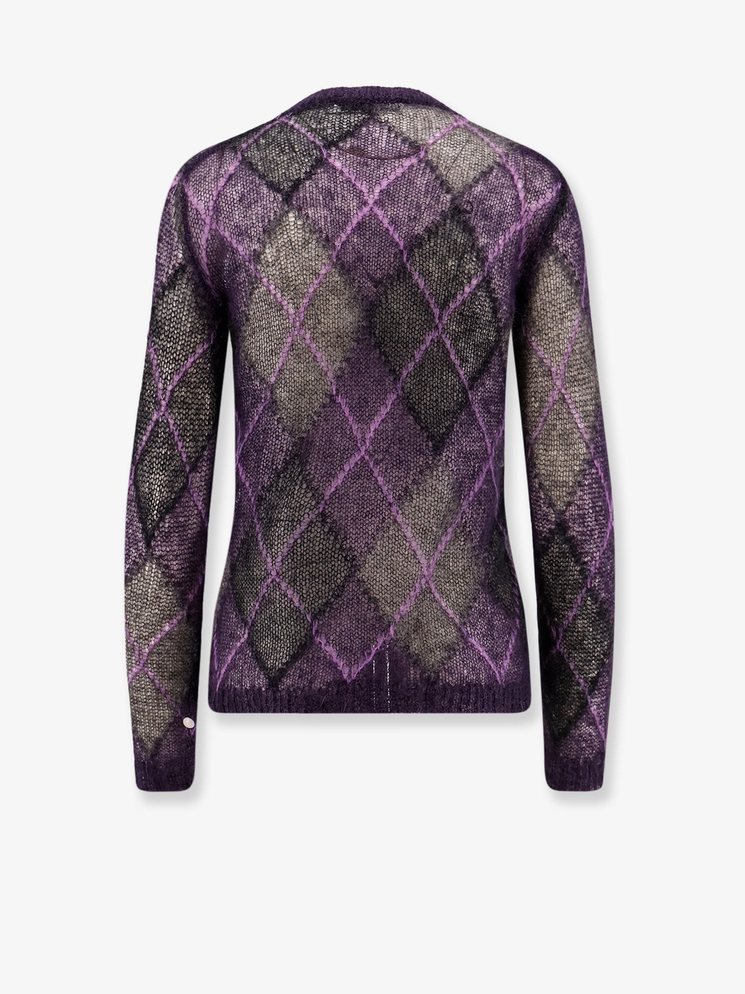 Dior Diamond pattern mohair blend sweater