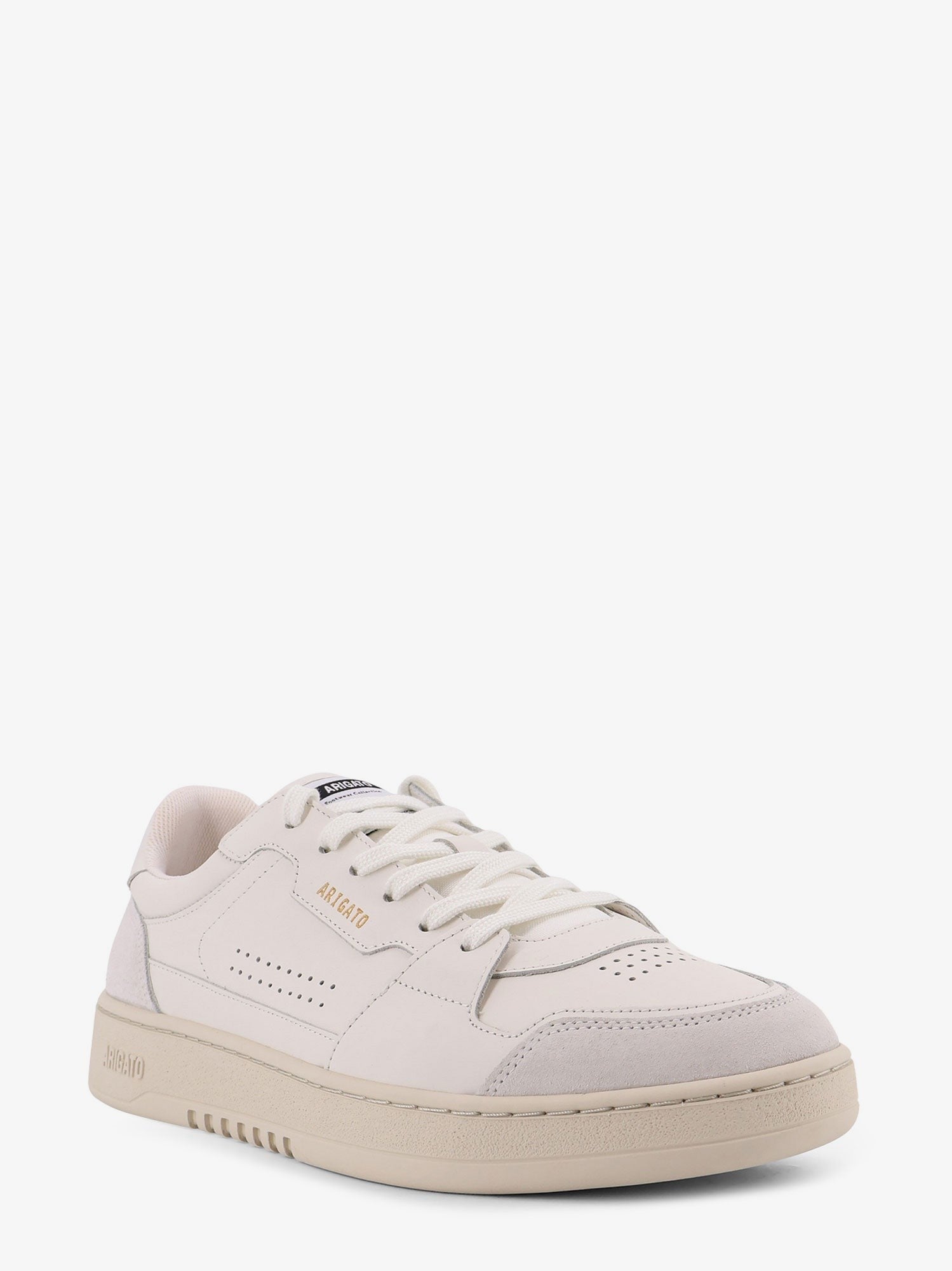 AXEL ARIGATO Dice Lo low-top laher and suede sneakers