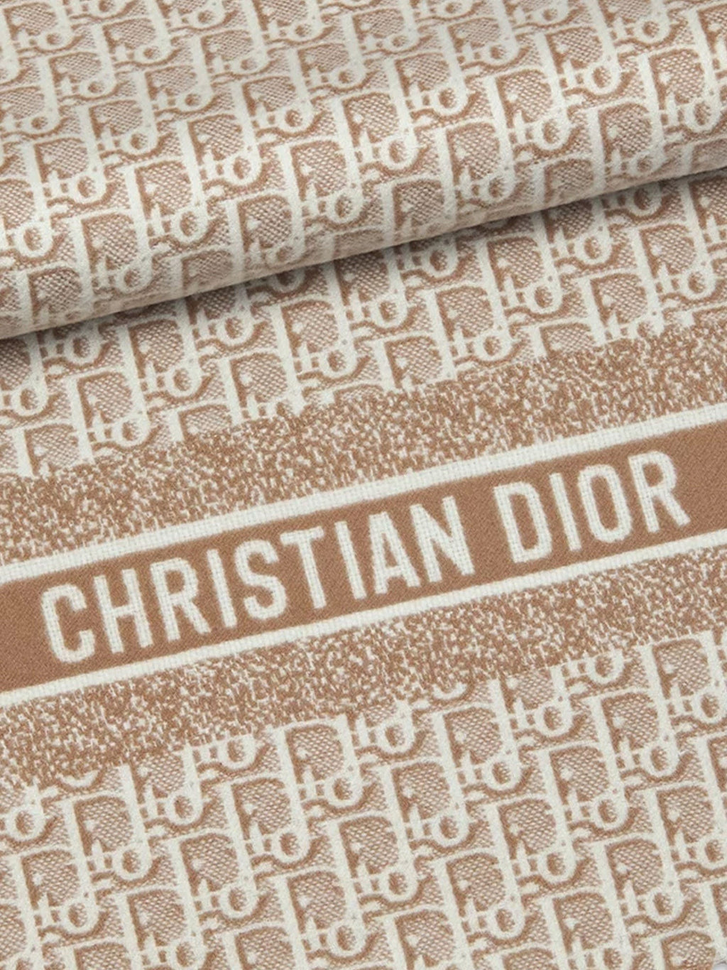 Dior Dior Oblique Natte cashmere scarf