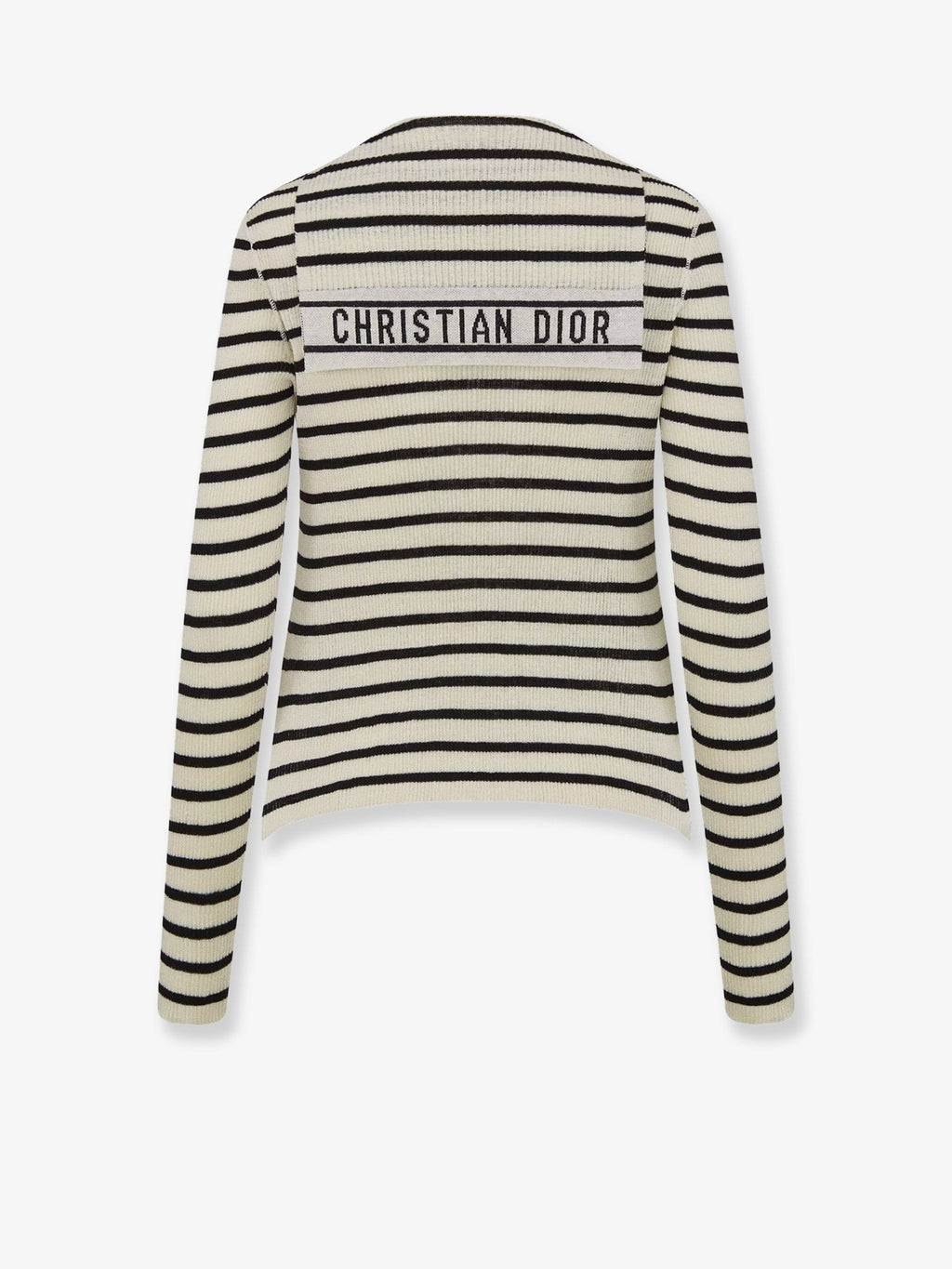 Dior Dioriviera striped linen and silk sweater