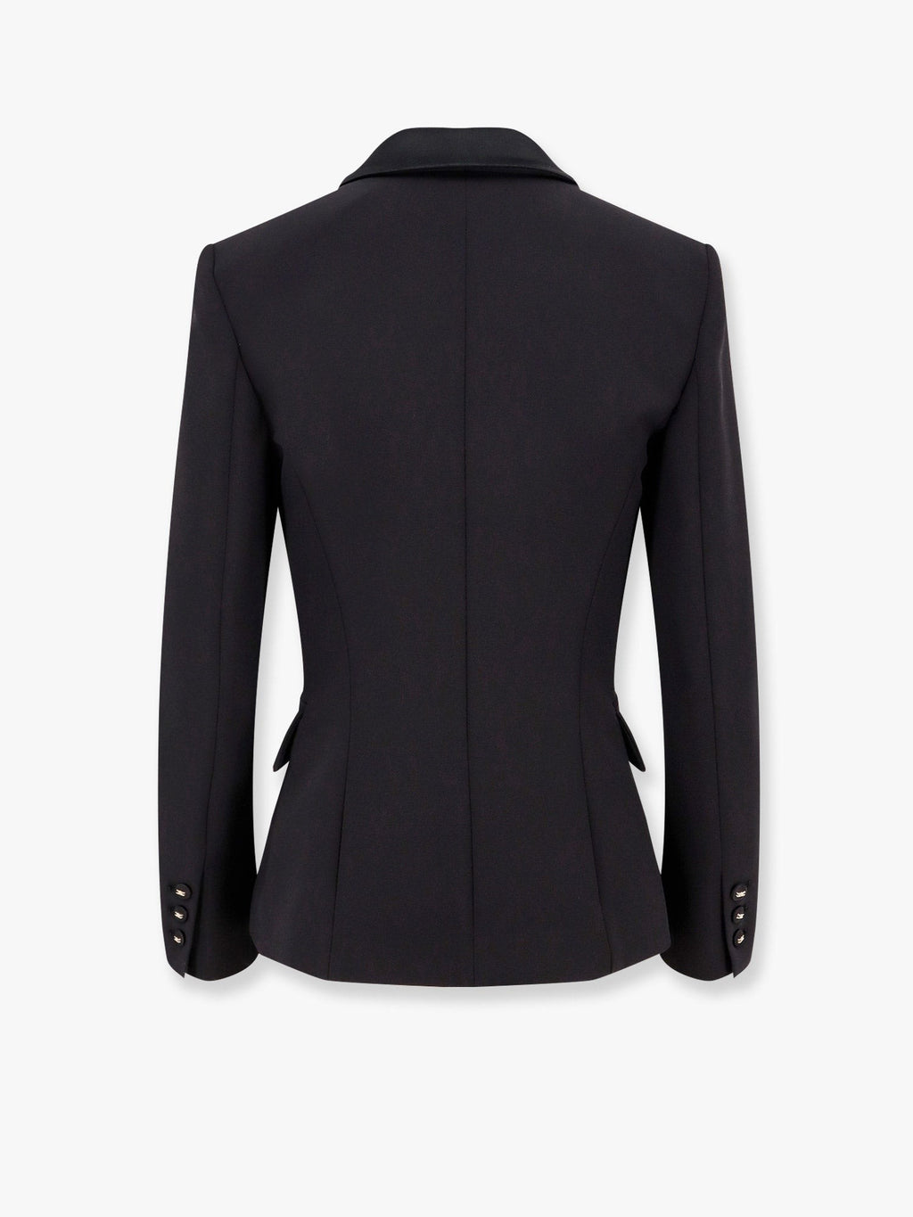 Elisabetta Franchi Double-breasted blazer with covered buttons