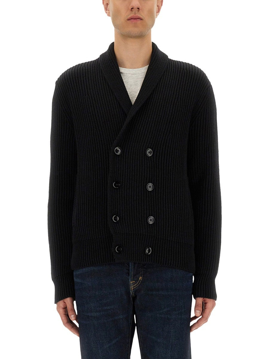 TOM FORD DOUBLE-BREASTED CARDIGAN