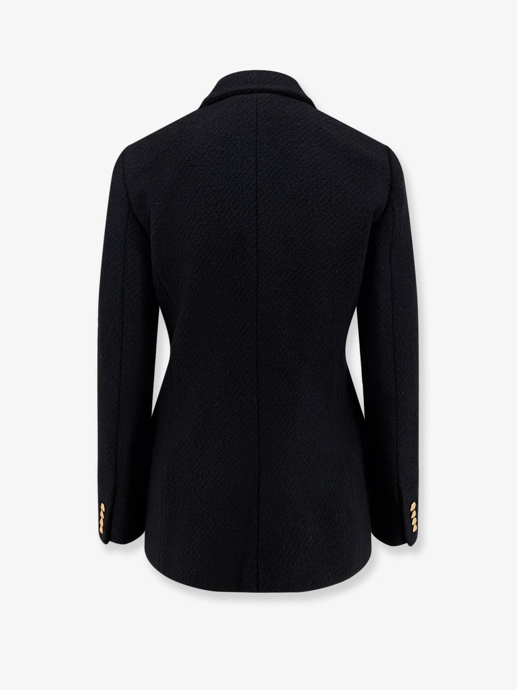 CHLOE' Double-breasted virgin wool blend blazer
