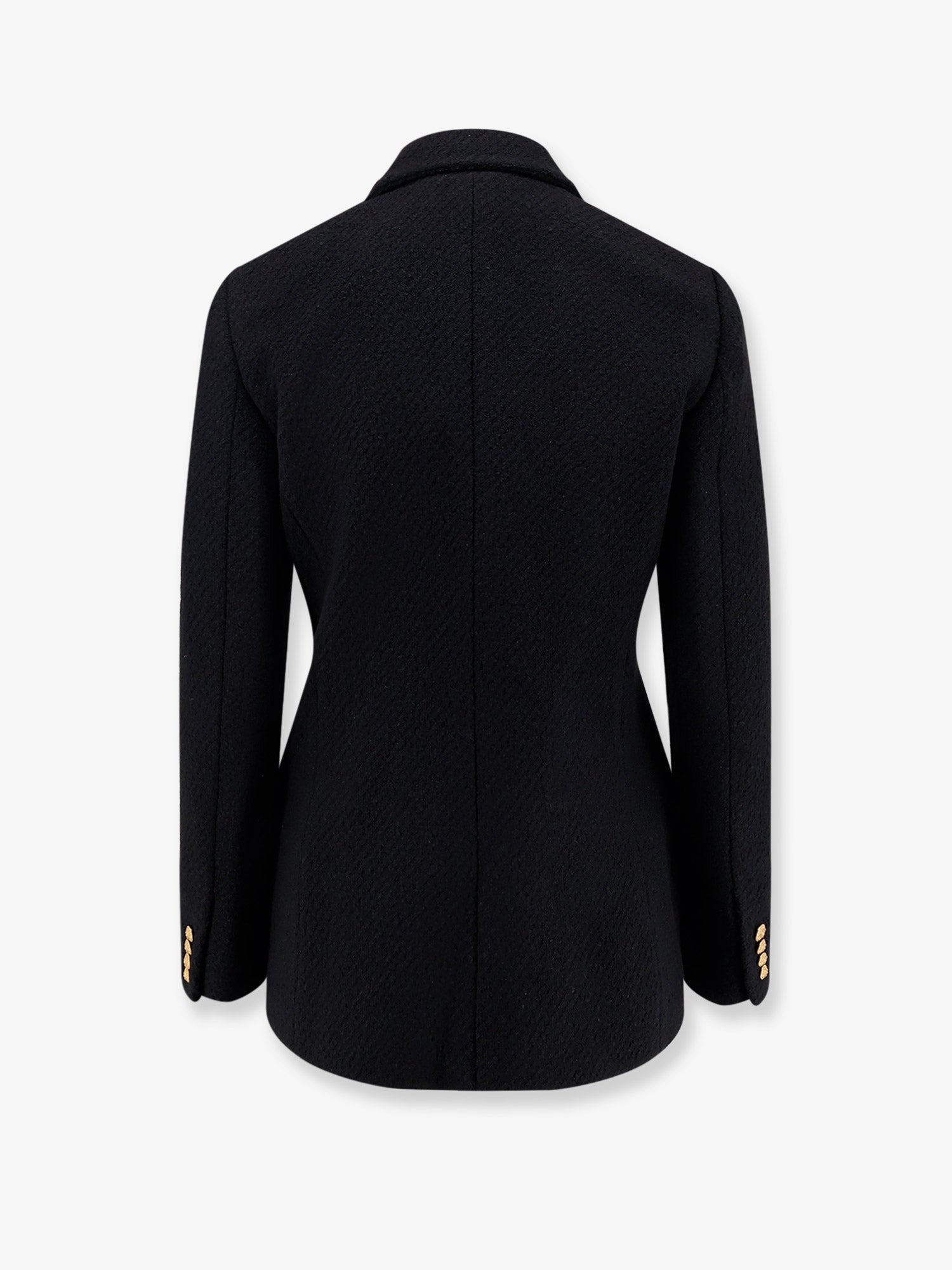 CHLOE' Double-breasted virgin wool blend blazer