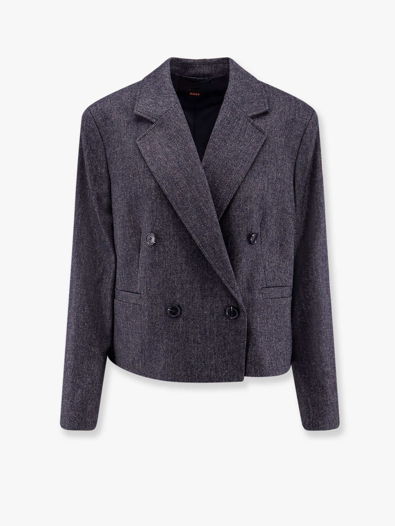 Boss Jafleni double-breasted wool blend blazer