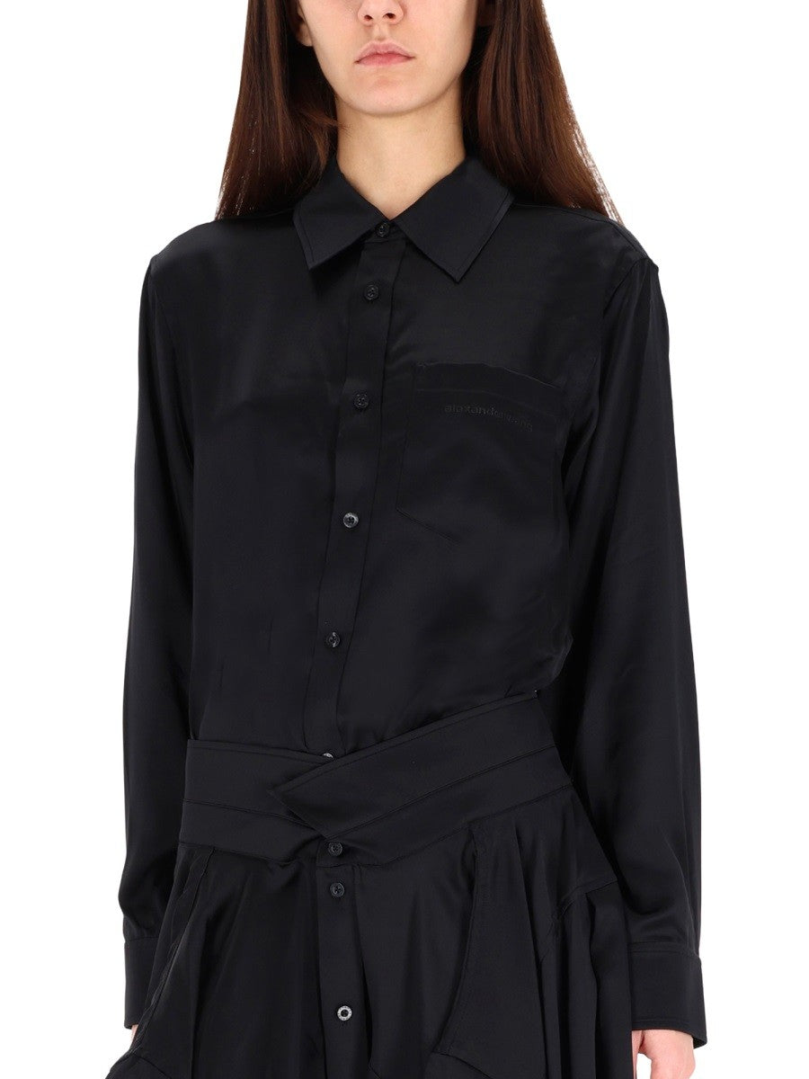 ALEXANDERWANG.T DOUBLE "CHEMISIER" DRESS