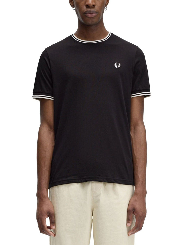 FRED PERRY DOUBLE STRIPE T-SHIRT