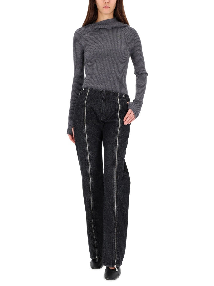 JEAN PAUL GAULTIER DOUBLE ZIPPER PANTS