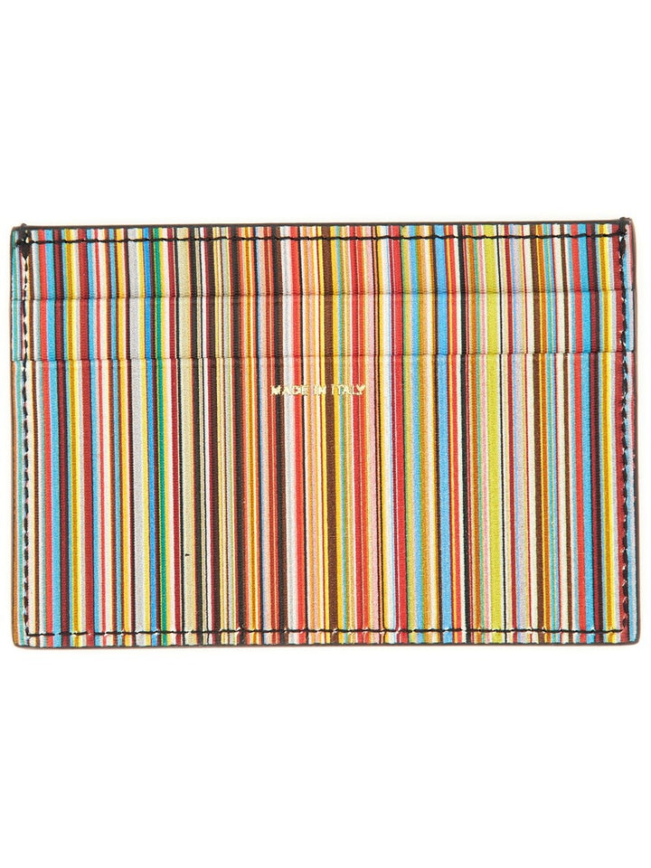 PAUL SMITH SIGNATURE STRIPE" CARD HOLDER