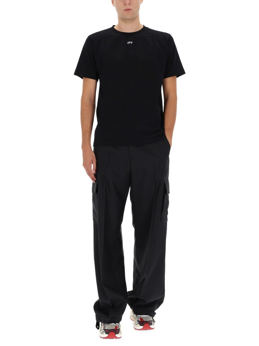 Off-white T-SHIRT WITH LOGO