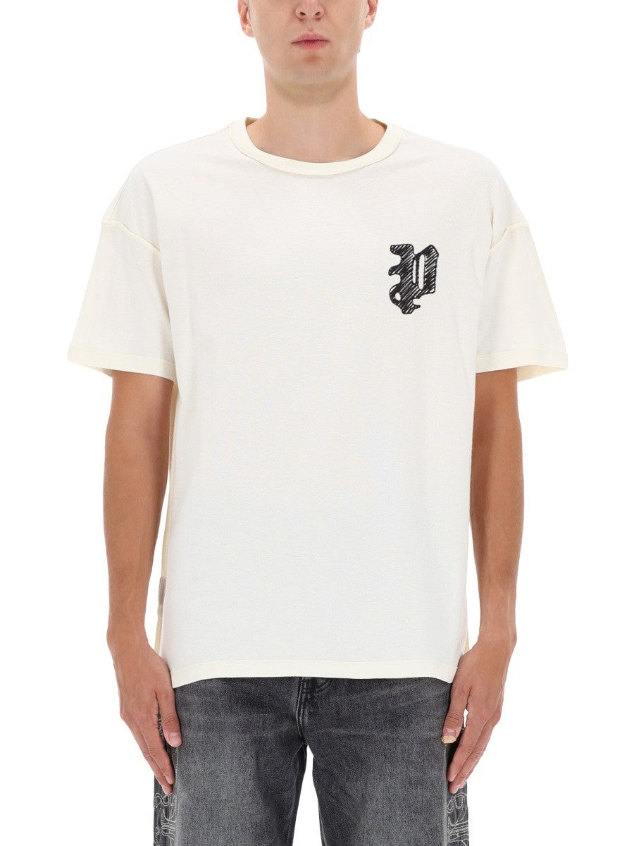 PURPLE BRAND "SCRIBBLED P" T-SHIRT