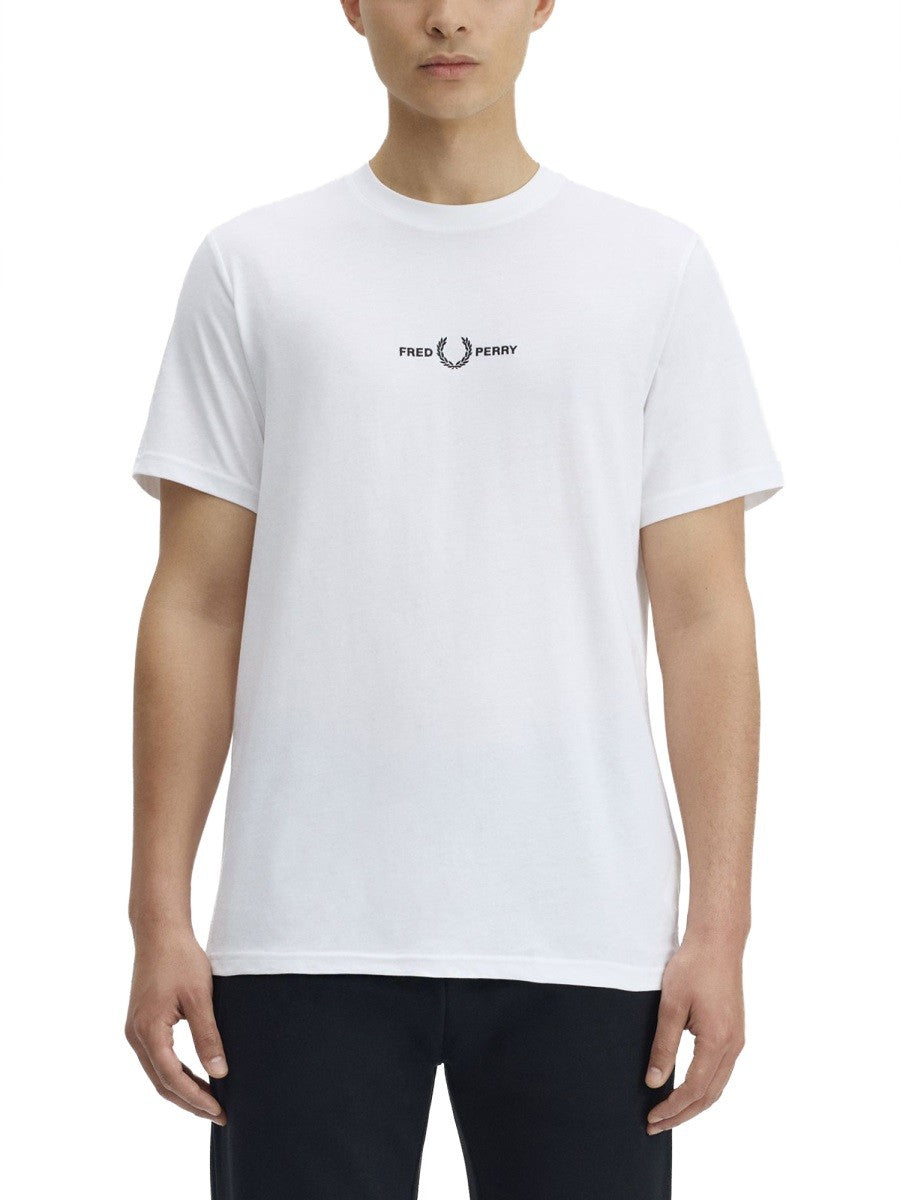 FRED PERRY T-SHIRT WITH LOGO