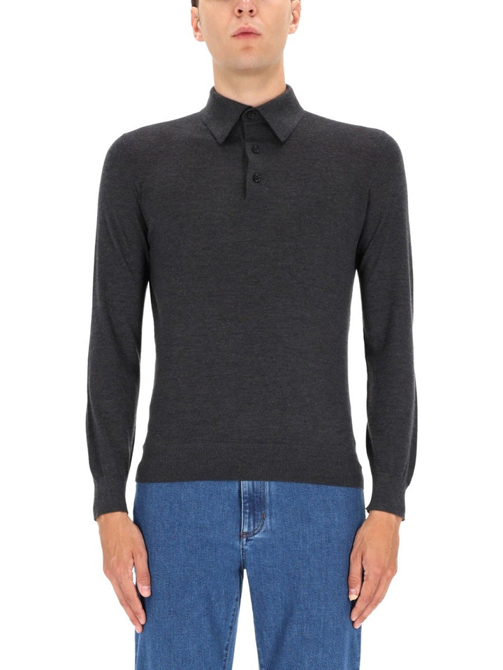 Zegna CASHMERE POLO SHIRT