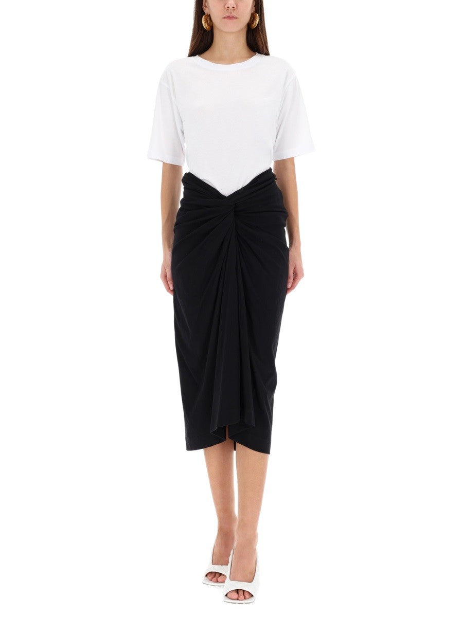 Dries Van Noten DRAPED "HERCHIVE" SKIRT