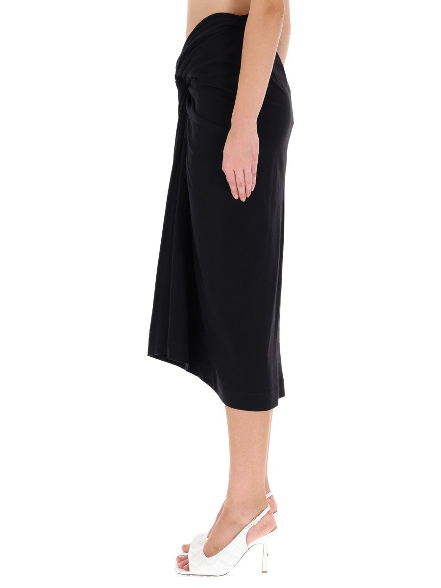 Dries Van Noten DRAPED "HERCHIVE" SKIRT