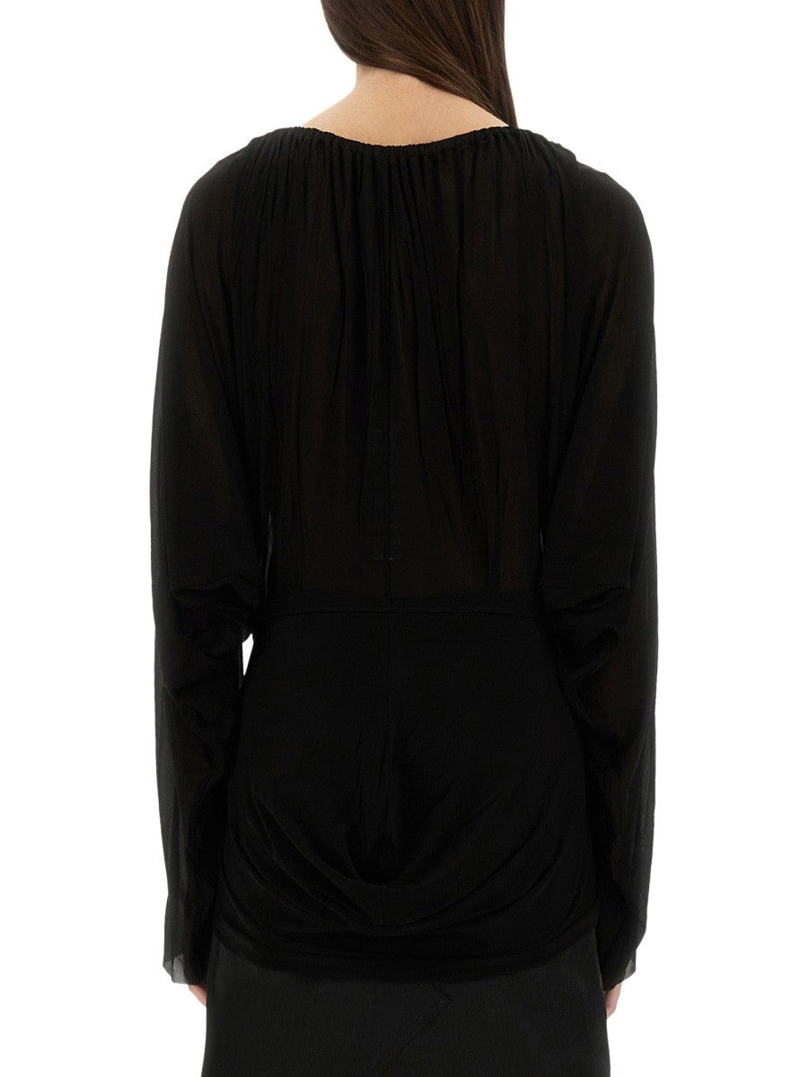 RICK OWENS DRAPED TOP