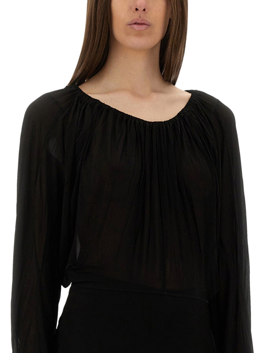 RICK OWENS DRAPED TOP
