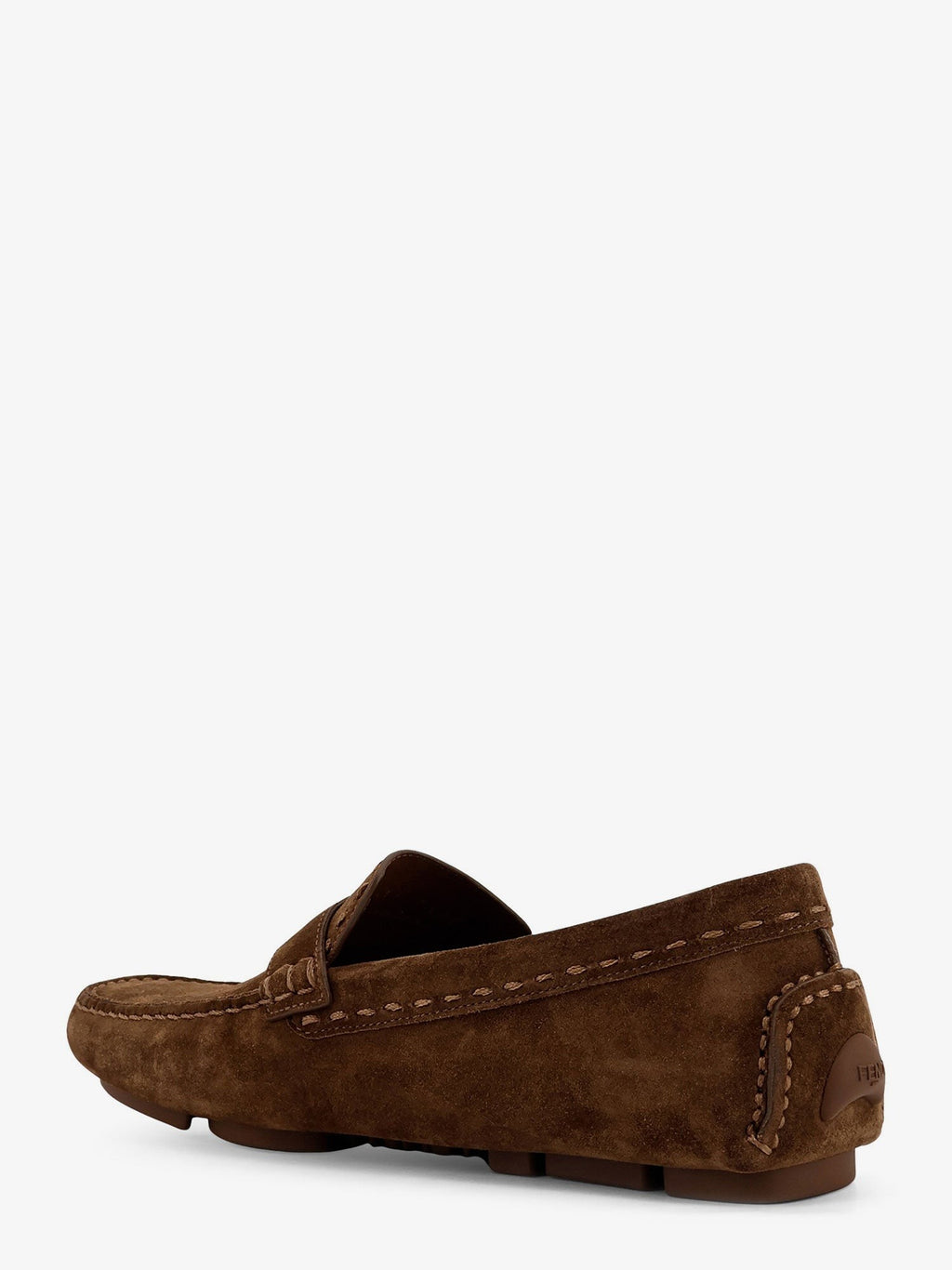 Fendi Driver Crosta suede loafers