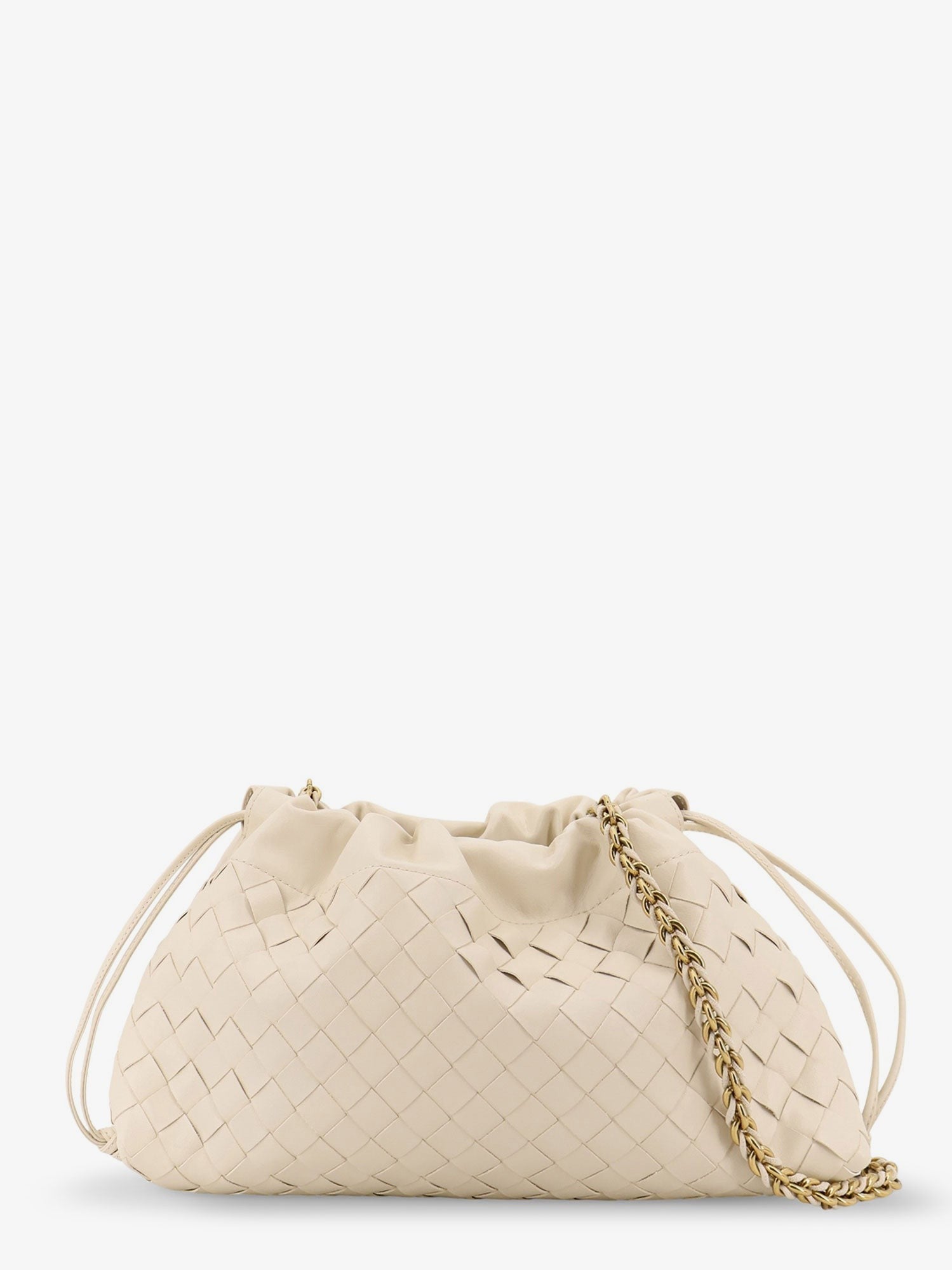 Bottega Veneta Dustbag leather pouch with Intrecciato motif