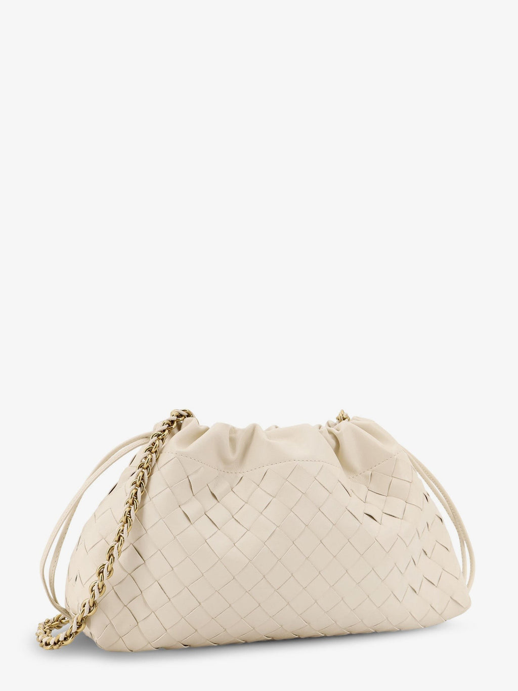 Bottega Veneta Dustbag leather pouch with Intrecciato motif