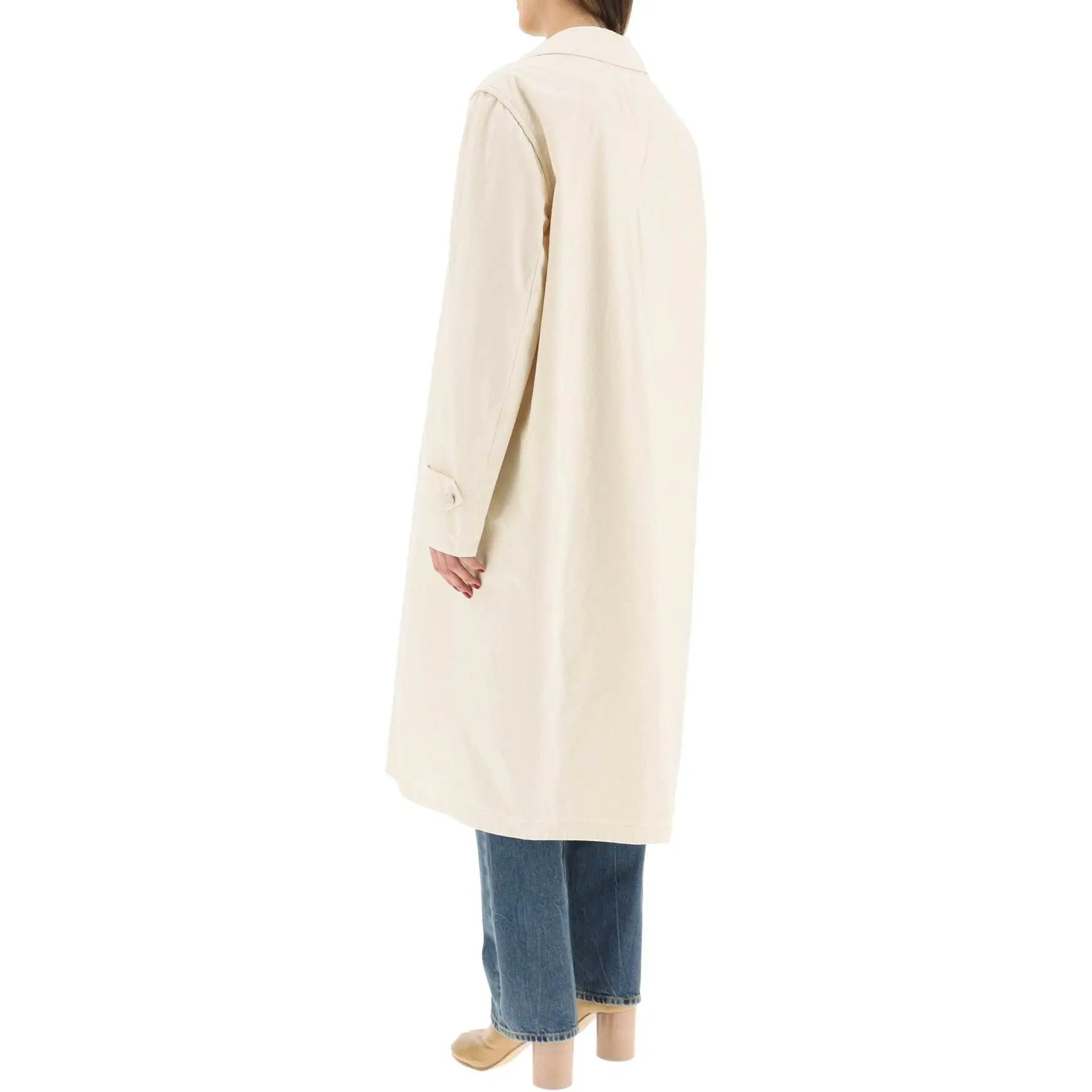 MAISON MARGIELA Cotton Coat White – Siebentaschen