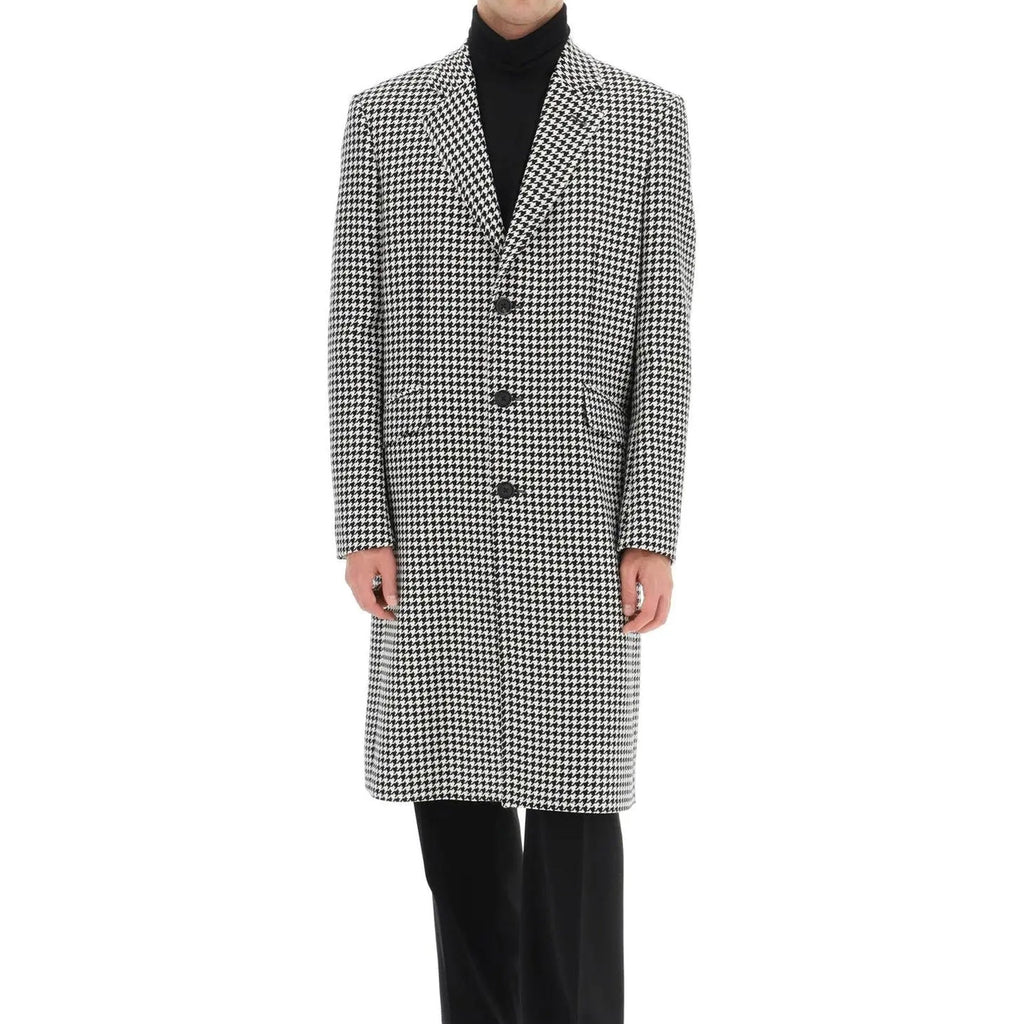 Alexander McQueen Pied-De-Poule Wool Coat – Siebentaschen