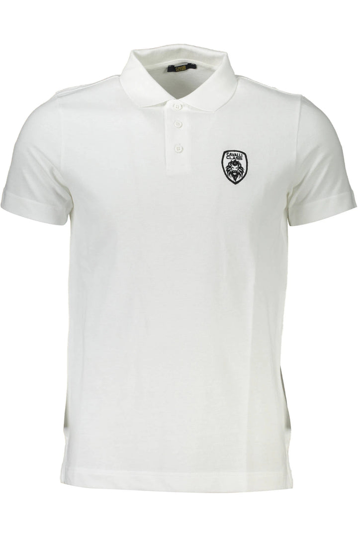 CAVALLI CLASS POLO SHORT SLEEVES MEN WHITE