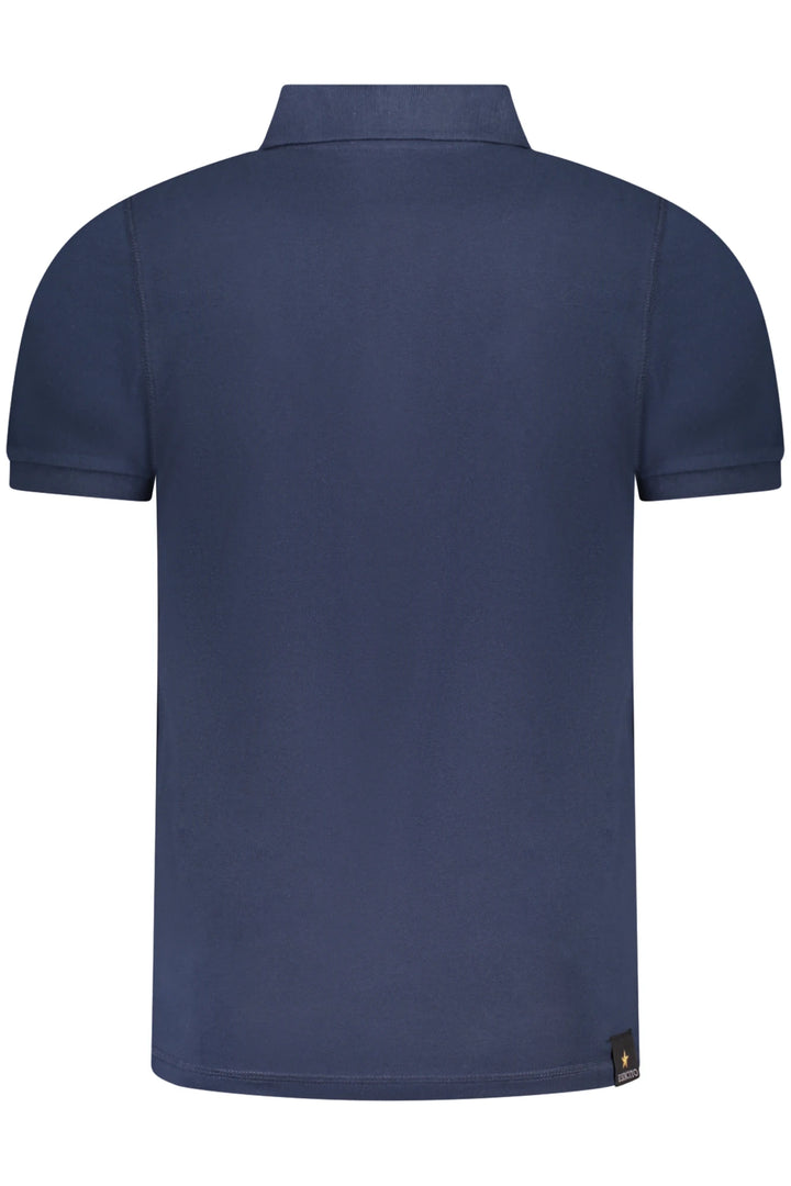 MILITARY ACADEMY MEN&#39;S BLUE SHORT SLEEVE POLO