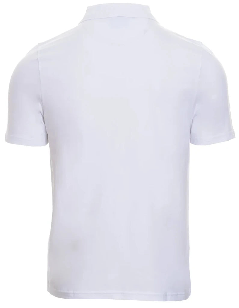 Alpha Studio Polo White Man