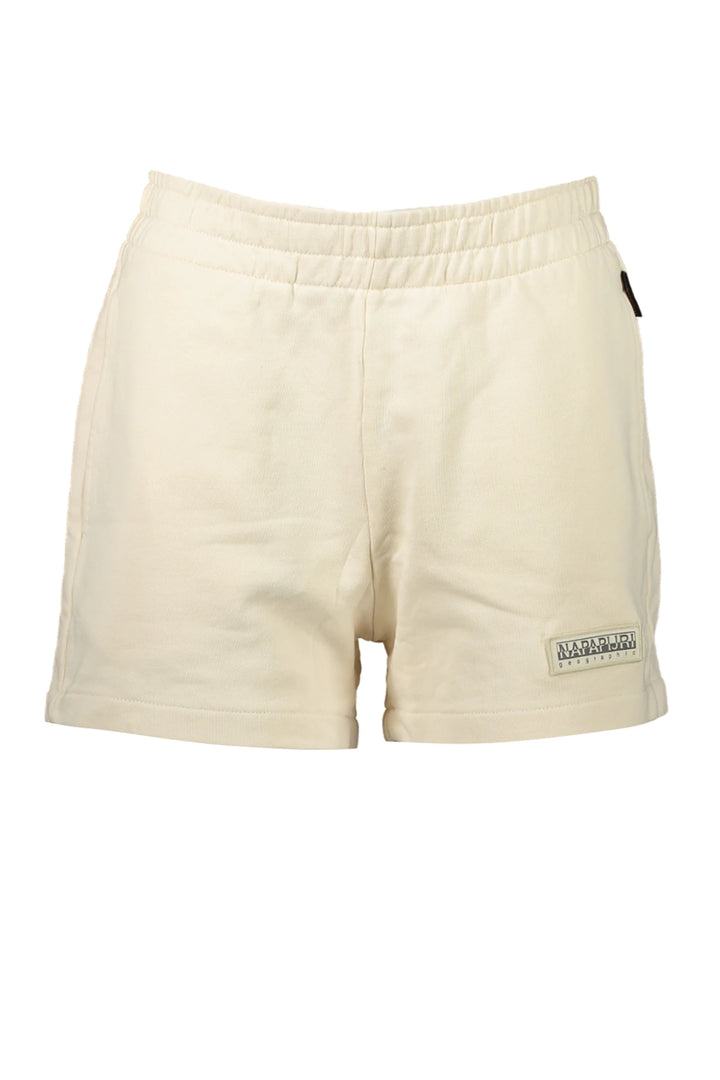 NAPAPIJRI BEIGE WOMEN&#39;S SHORT PANTS