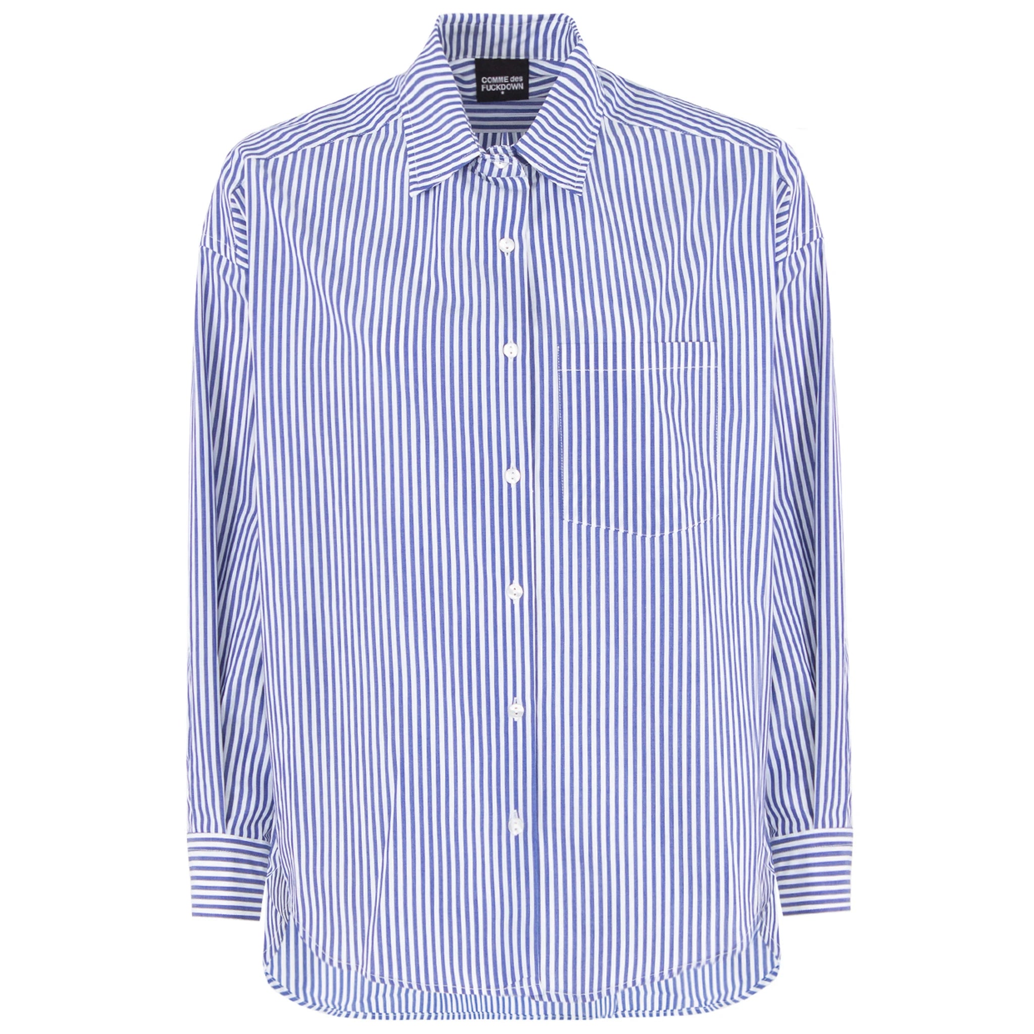 Comme Des Fuckdown Shirts Blue Woman