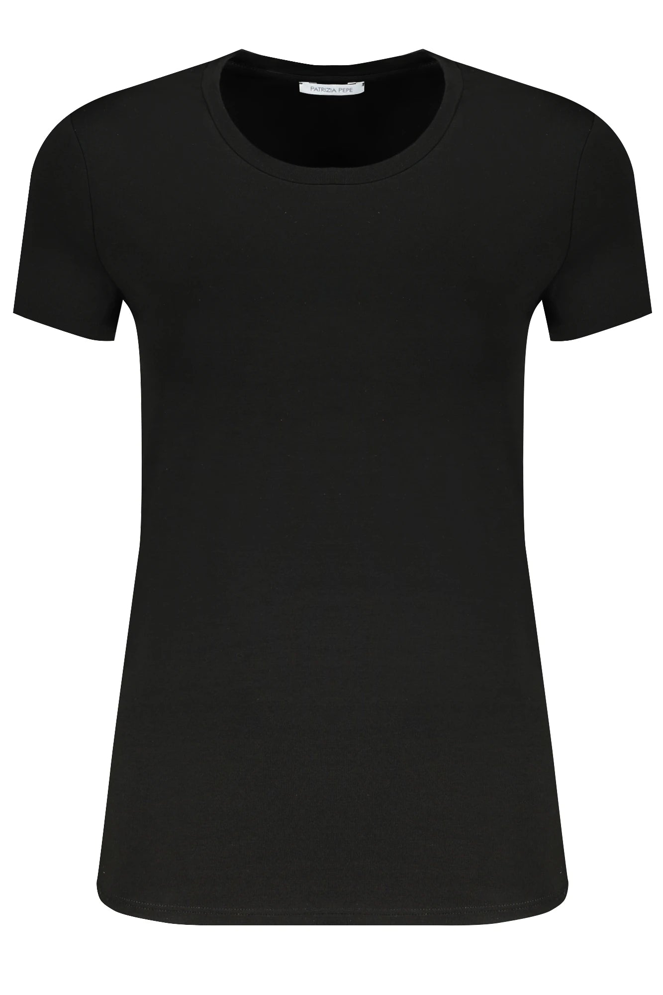 PATRIZIA PEPE WOMEN&#39;S SHORT SLEEVE T-SHIRT BLACK
