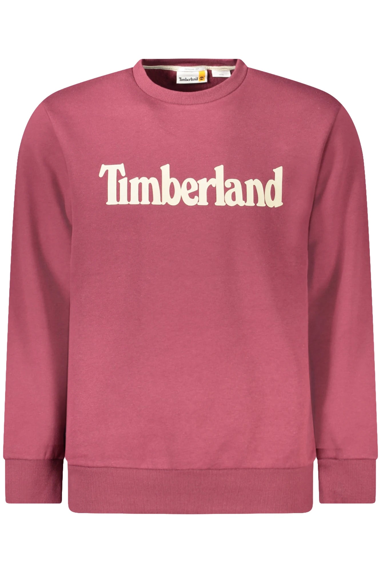 TIMBERLAND MEN&#39;S RED ZIP-UP SWEATSHIRT