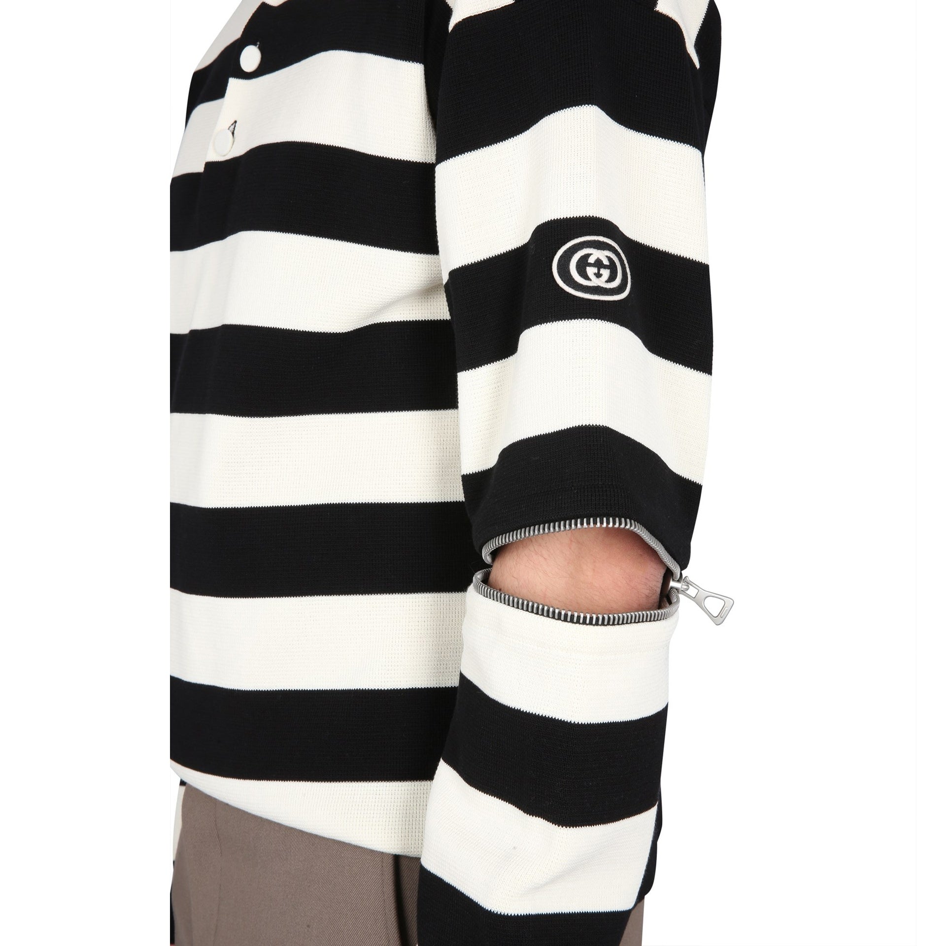 Gucci Striped Cotton Polo – Siebentaschen