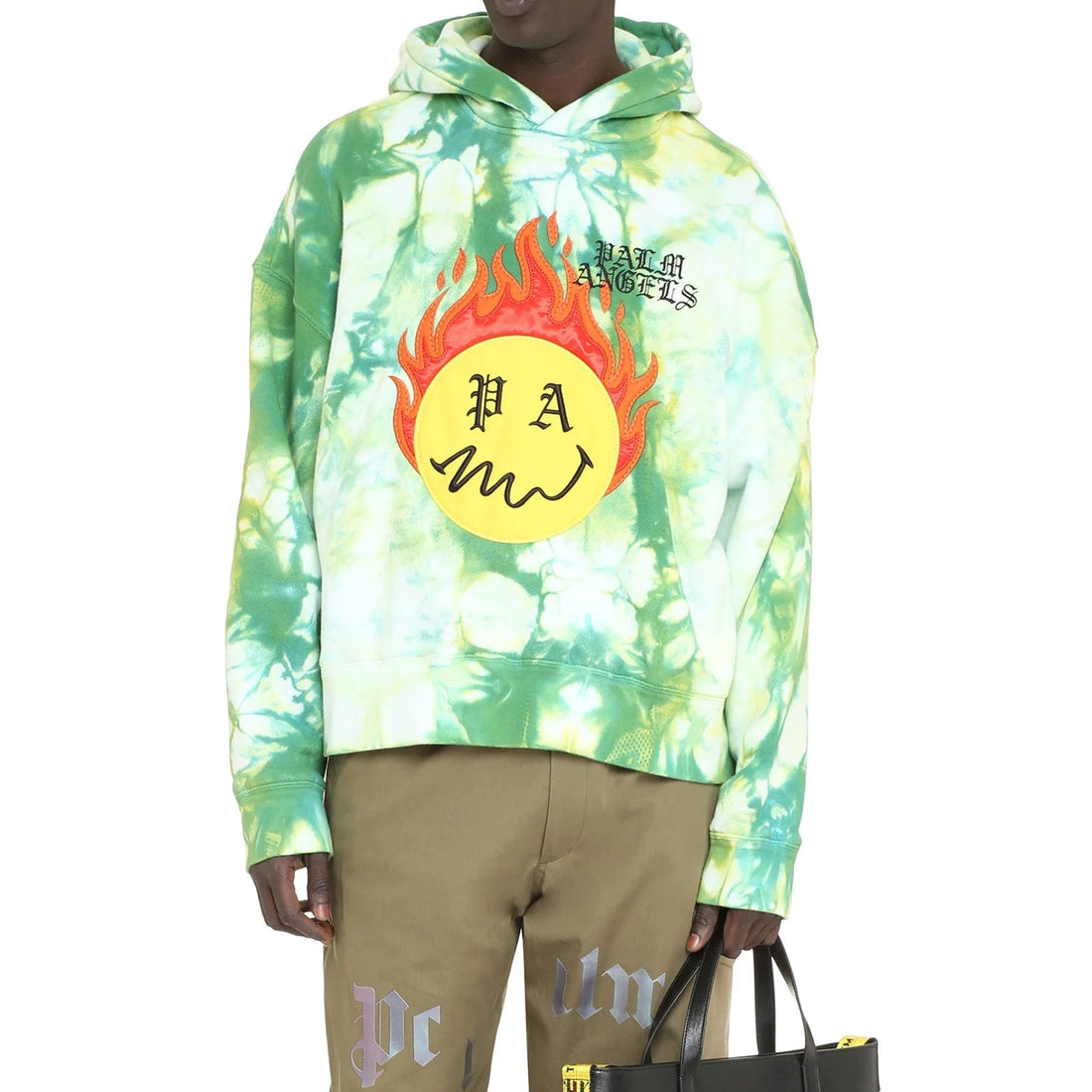 Palm Angels Hoodie Patch Sweatshirt