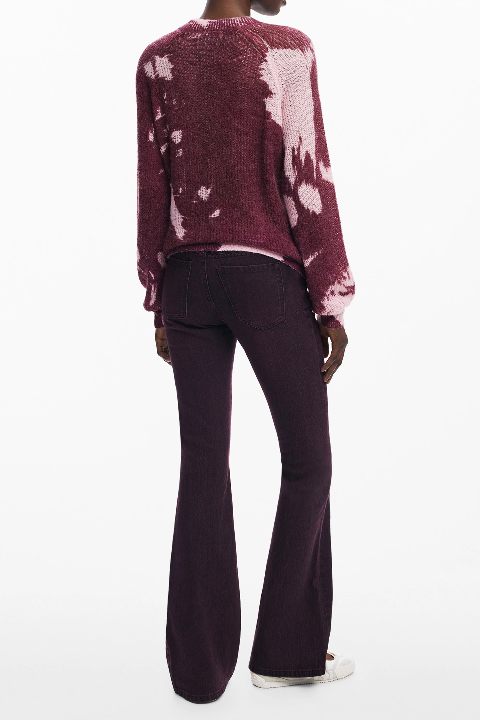 DESIGUAL WOMEN&#39;S PINK SWEATER