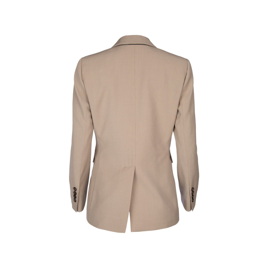 Brunello Cucinelli Wool Jacket - WOMEN CLOTHING - BRUNELLO CUCINELLI - Tluxy New