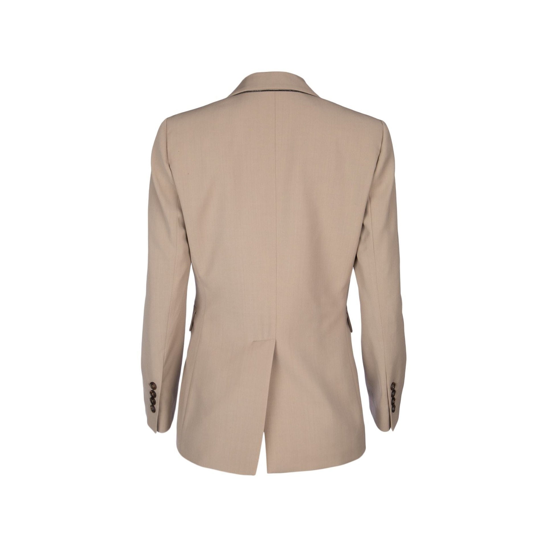 Brunello Cucinelli Wool Jacket - WOMEN CLOTHING - BRUNELLO CUCINELLI - Tluxy New