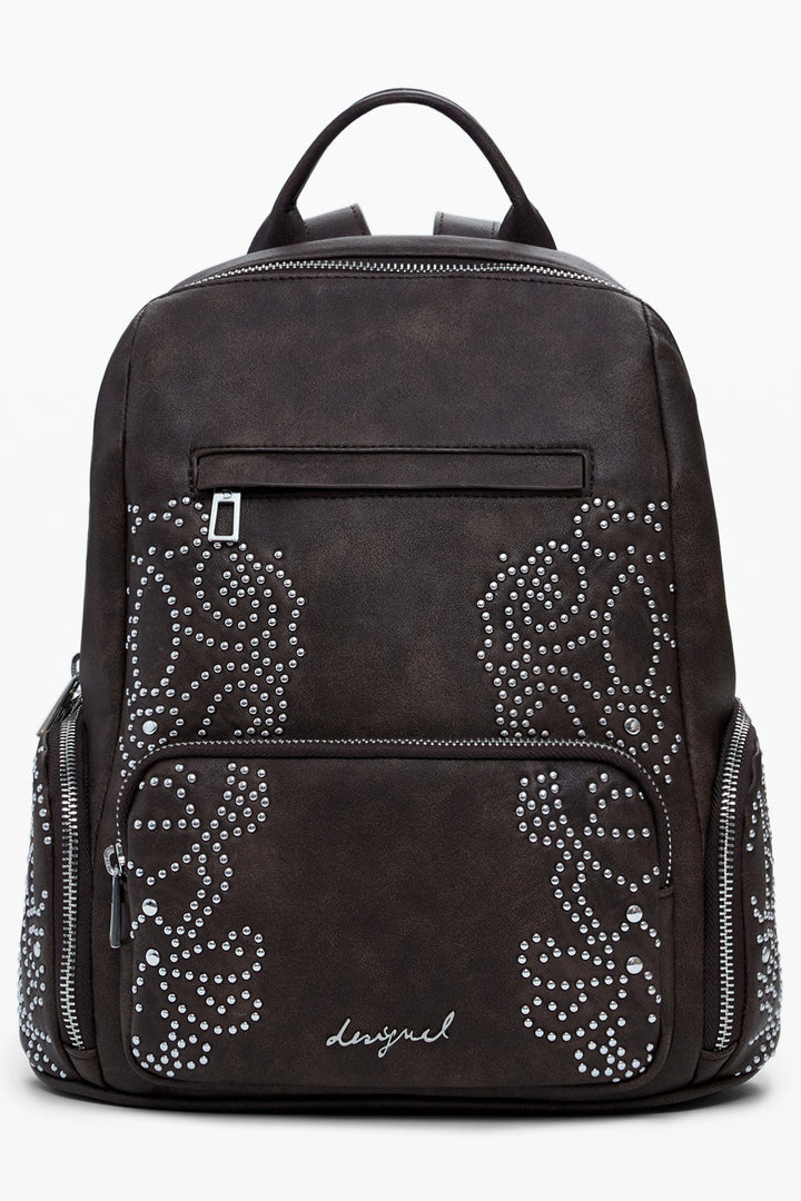 DESIGUAL WOMEN&#39;S BROWN BACKPACK