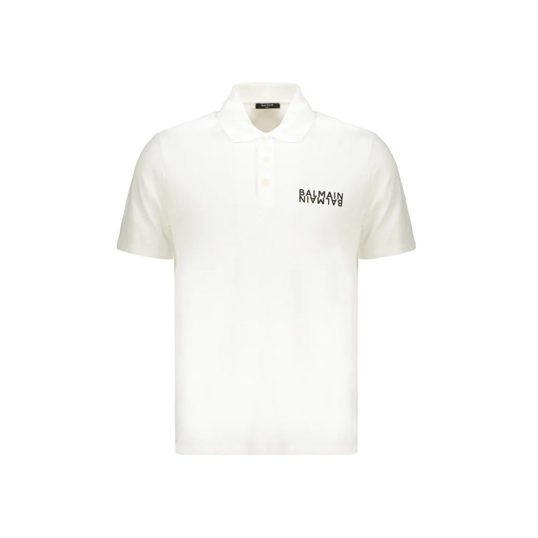 Balmain cotton polo shirt