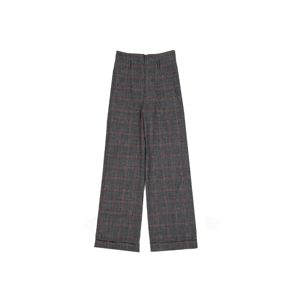 Alberta Ferretti Cotton And Wool Trousers - WOMEN CLOTHING - ALBERTA FERRETTI - Tluxy New