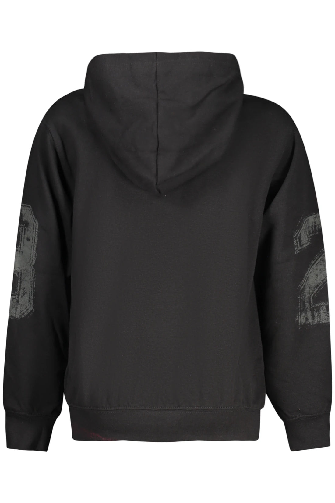 JORDAN KIDS  BLACK ZIP-UP SWEATSHIRT
