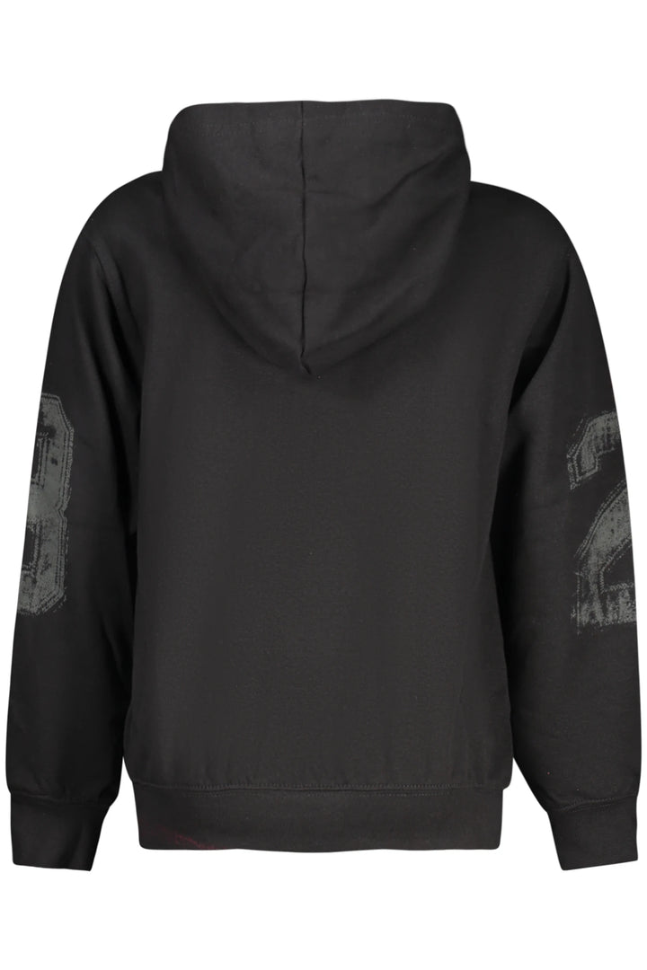 JORDAN KIDS  BLACK ZIP-UP SWEATSHIRT