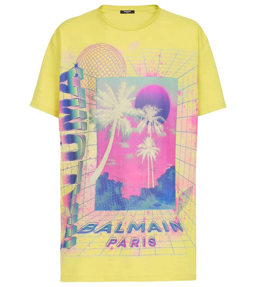 Balmain T-shirt & Top Yellow Man