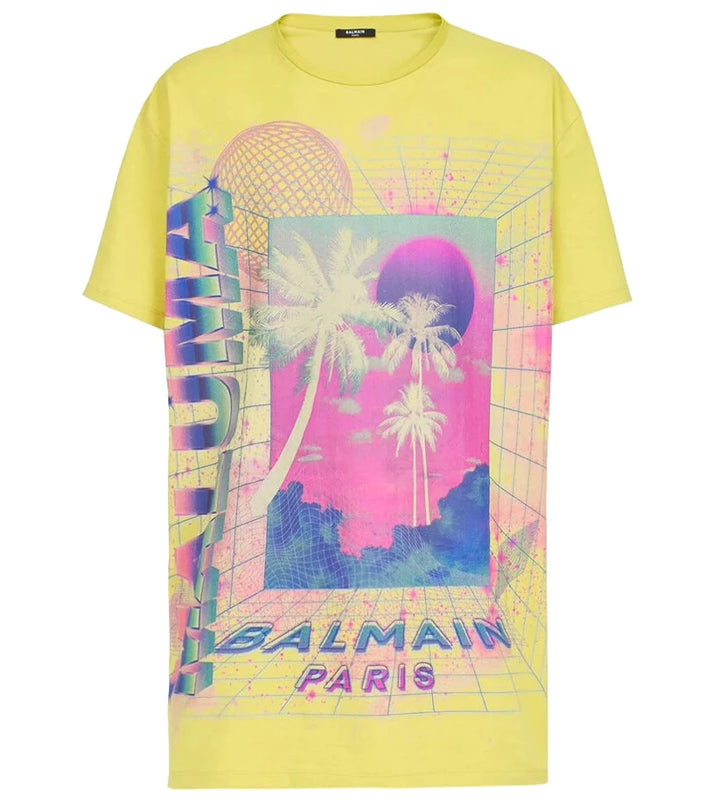 Balmain T-shirt & Top Yellow Man