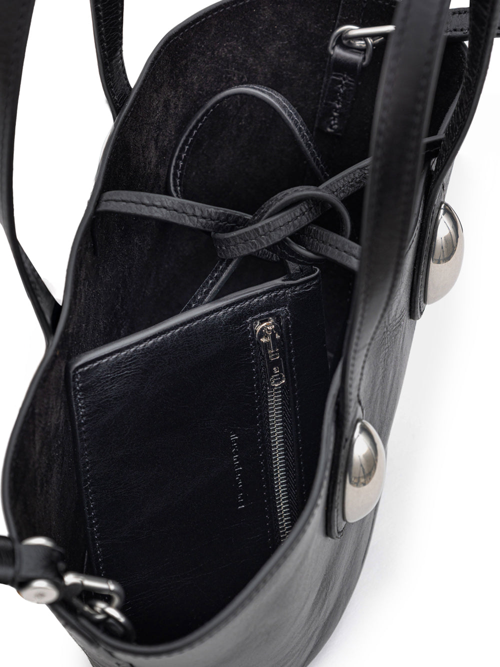 Alexander Wang Mini Dome Tote Bag in Black Leather – Siebentaschen