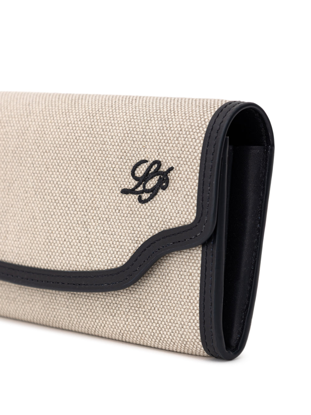 Loro Piana Beige Canvas and Leather Wallet – Siebentaschen