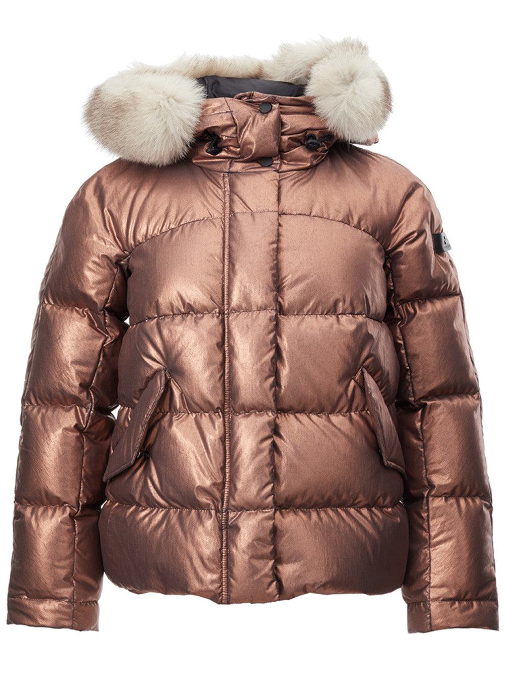 Bronze Metal 'Mils' Peuterey Padded Jacket